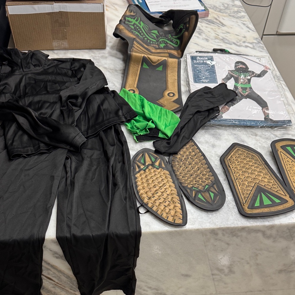Boys dragon slayer ninja Costume Set 9 pieces